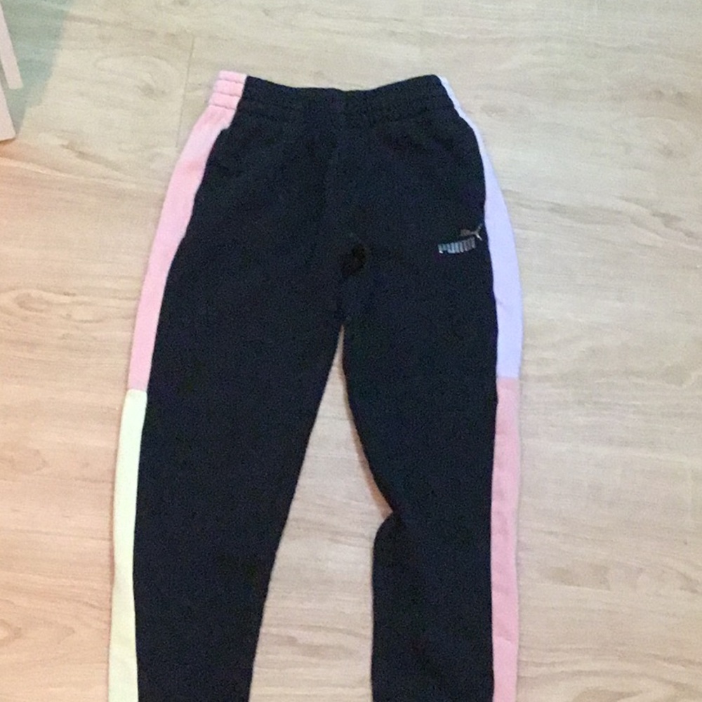 Multicolored black pants
